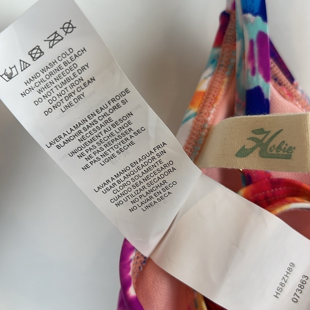NWT Hobie Bikini Small Multi Color Wrap Around Tie - Picture 10 of 11